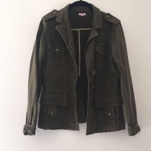 Sashimi Green Military Style Jacket